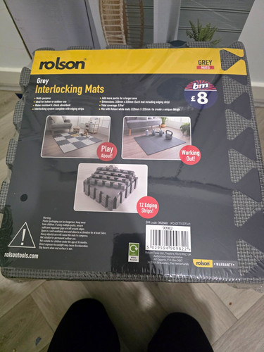 Rolson grey foam interlocking - foam,